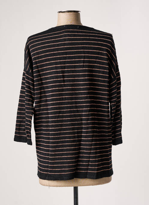 Top noir POLES pour femme