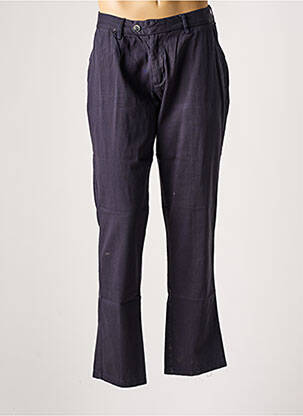 Pantalon chino poches bleu DAN JOHN homme