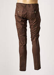 Pantalon chino marron DAN JOHN pour homme seconde vue