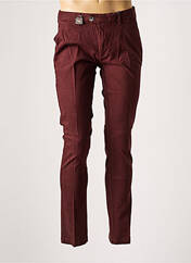 Pantalon chino rouge DAN JOHN pour homme seconde vue