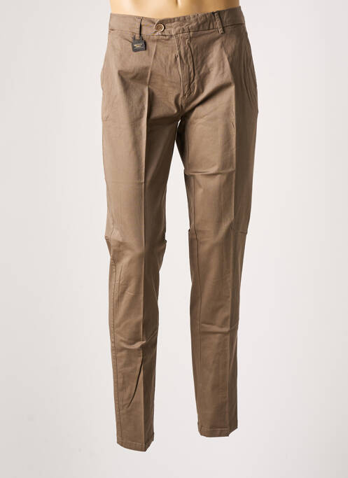 Pantalon chino marron DAN JOHN pour homme