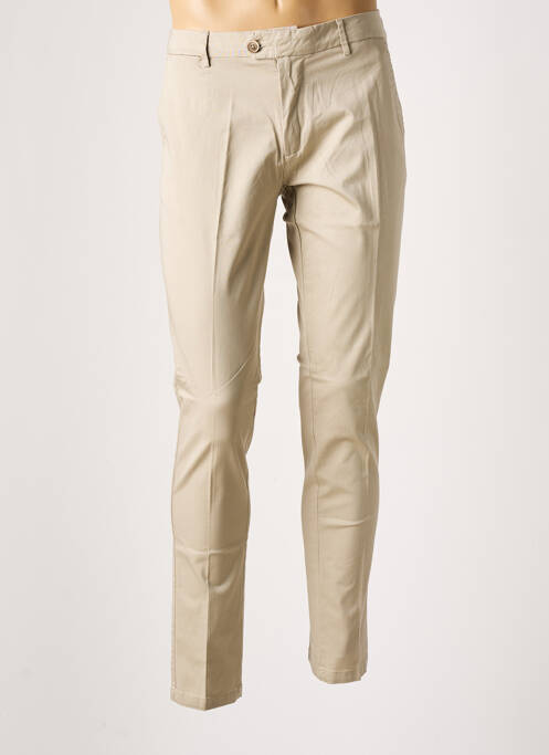 Pantalon droit beige DAN JOHN pour homme