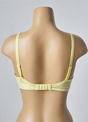 Soutien-gorge effet matière satinée haut soutien-gorge moulé jaune CHANTELLE femme