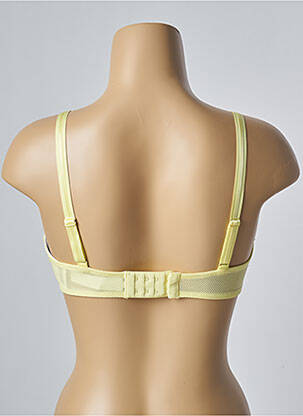 Soutien-gorge effet matière satinée haut soutien-gorge emboitant jaune CHANTELLE femme