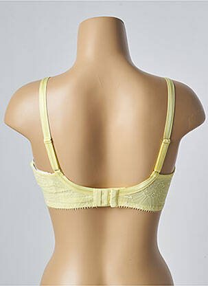 Soutien-gorge effet matière satinée haut soutien-gorge moulé jaune CHANTELLE femme