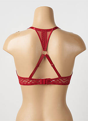 Soutien-gorge effet matière satinée haut soutien-gorge moulé rouge PASSIONATA femme