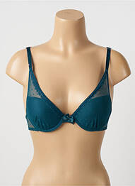 Soutien-gorge effet matière satinée haut soutien-gorge push-up vert PASSIONATA femme
