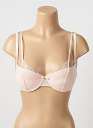 Soutien-gorge effet matière satinée haut soutien-gorge avec mousse de rembourrage amovible rose PASSIONATA femme