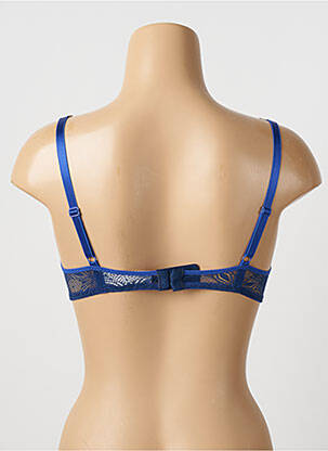 Soutien-gorge effet matière satinée haut soutien-gorge push-up bleu PASSIONATA femme