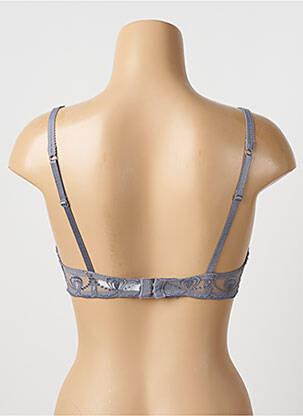 Soutien-gorge effet matière satinée haut soutien-gorge push-up gris PASSIONATA femme