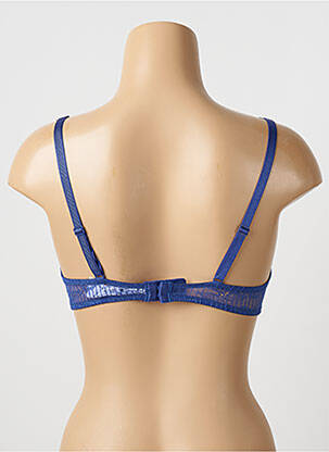 Soutien-gorge effet matière satinée haut soutien-gorge push-up bleu PASSIONATA femme