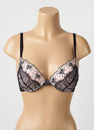 Soutien-gorge effet matière satinée haut soutien-gorge push-up noir PASSIONATA femme
