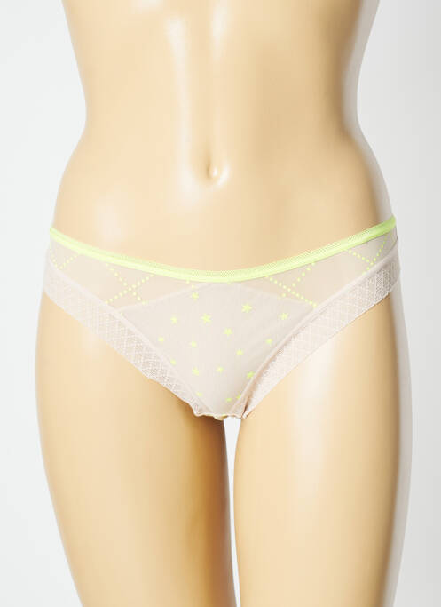 Tanga beige PASSIONATA pour femme