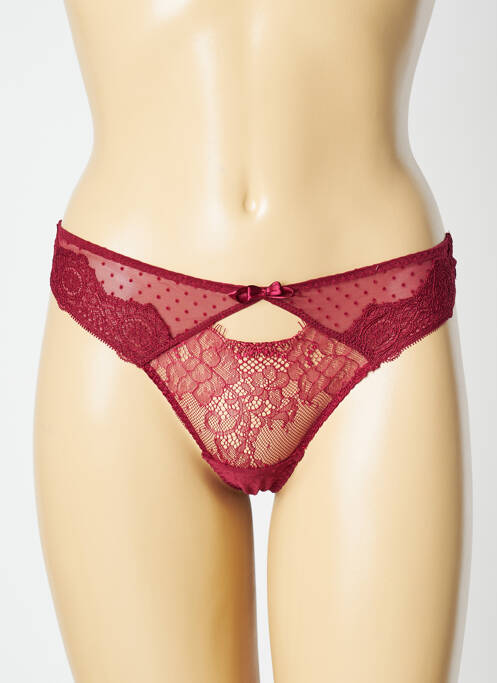 Tanga rouge PASSIONATA pour femme