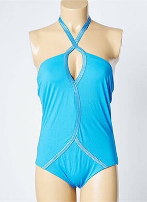 Maillot de bain 1 pièce haut bandeau haut bandeau bleu SIMONE PERELE femme