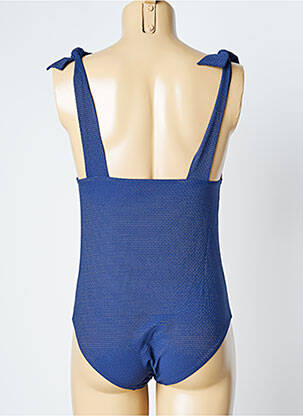 Maillot de bain 1 pièce stretch haut triangles bleu SIMONE PERELE femme