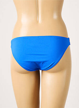 Bas de maillot de bain tissage satiné culotte bleu ANTIGEL femme