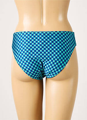 Bas de maillot de bain tissage satiné culotte vert ANTIGEL femme