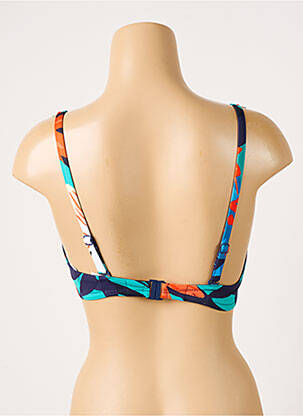Haut de maillot de bain bretelles élastiquées amovibles haut soutien-gorge push-up orange SIMONE PERELE femme