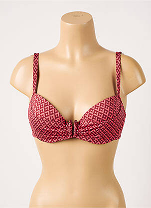 Haut de maillot de bain stretch haut soutien-gorge moulé rose SIMONE PERELE femme