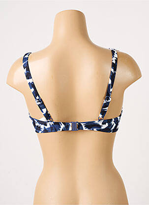 Haut de maillot de bain stretch haut soutien-gorge emboitant bleu SIMONE PERELE femme