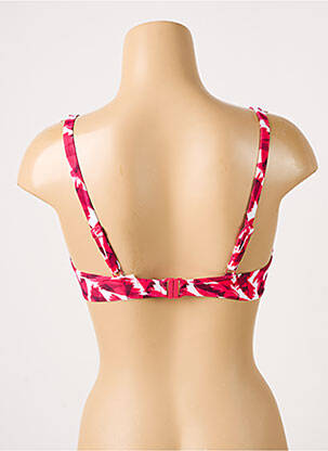 Haut de maillot de bain stretch haut soutien-gorge emboitant rouge SIMONE PERELE femme