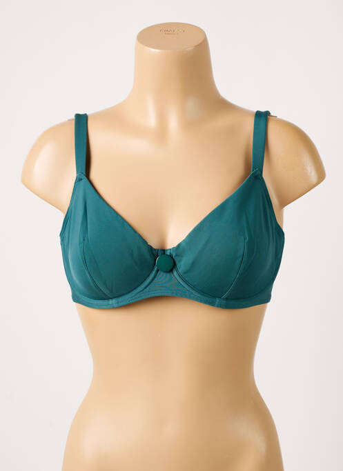 Haut de maillot de bain stretch haut soutien-gorge emboitant vert SIMONE PERELE femme