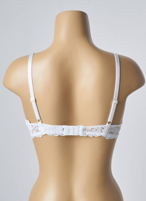 Soutien-gorge effet matière satinée haut soutien-gorge moulé blanc PASSIONATA femme