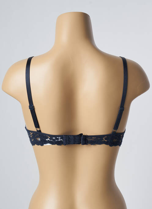 Soutien-gorge effet matière satinée haut soutien-gorge moulé bleu PASSIONATA femme