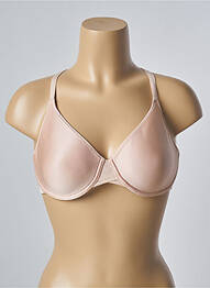 Soutien-gorge effet matière satinée haut soutien-gorge moulé chair CHANTELLE femme