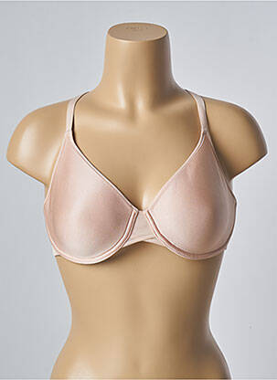 Soutien-gorge effet matière satinée haut soutien-gorge moulé chair CHANTELLE femme