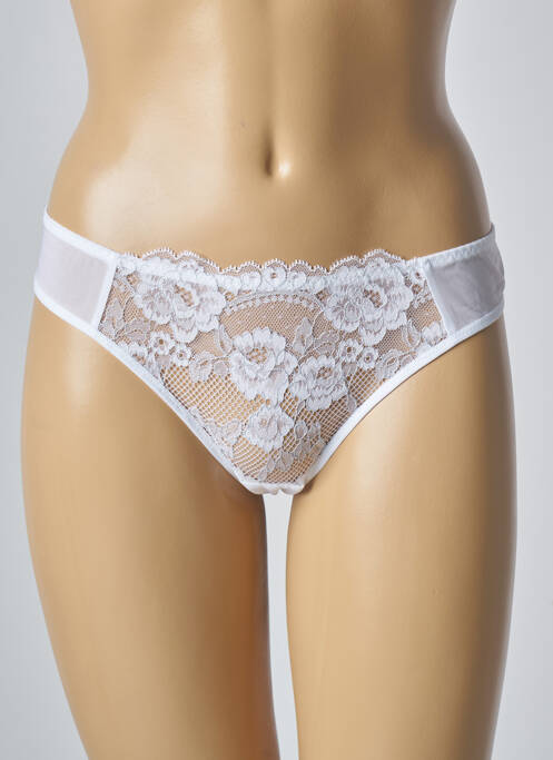 Tanga blanc PASSIONATA pour femme