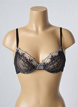 Soutien-gorge effet matière satinée haut soutien-gorge emboitant noir PASSIONATA femme