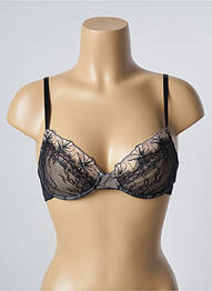 Soutien-gorge effet matière satinée haut soutien-gorge emboitant noir PASSIONATA femme