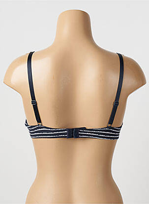 Soutien-gorge broderie haut triangles bleu PASSIONATA femme