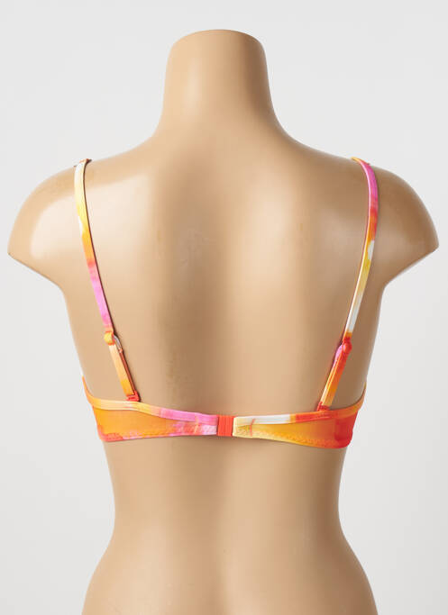 Haut de maillot de bain orange CHERRY BEACH pour femme