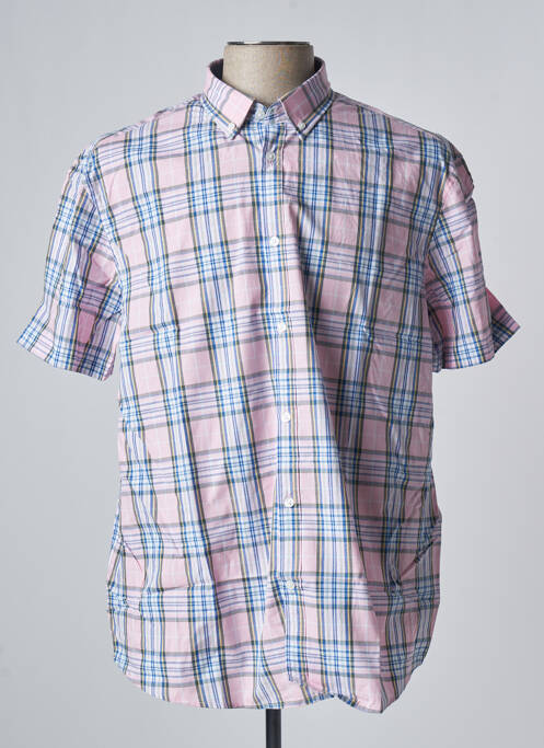 Chemise manches courtes rose DAMART pour homme