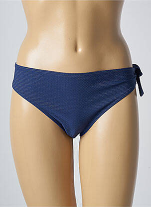 Bas de maillot de bain micro fibres bikini bleu SIMONE PERELE femme