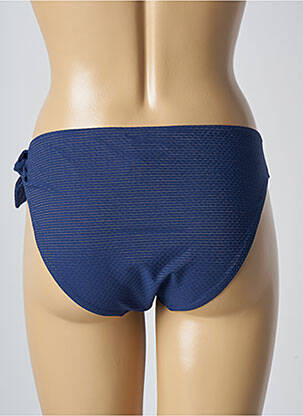 Bas de maillot de bain micro fibres bikini bleu SIMONE PERELE femme