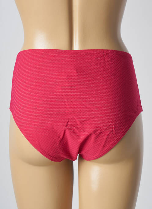 Bas de maillot de bain effet matière satinée culotte rose SIMONE PERELE femme
