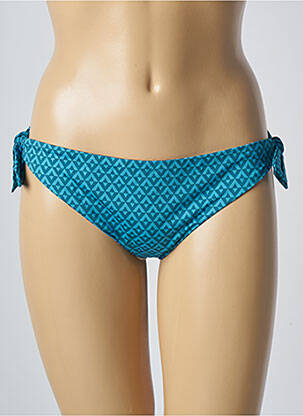 Bas de maillot de bain imprimé fantaisie bikini bleu SIMONE PERELE femme