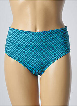 Bas de maillot de bain imprimé fantaisie culotte bleu SIMONE PERELE femme