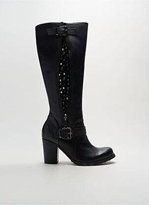 Bottes cubain talon de 7 à 9cm noir MAM'ZELLE femme