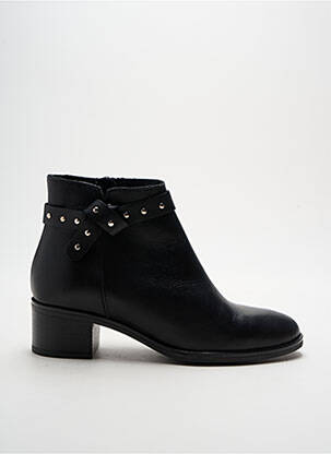Bottines/boots bout rond talon de 4 à 6cm noir ELUE PAR NOUS femme