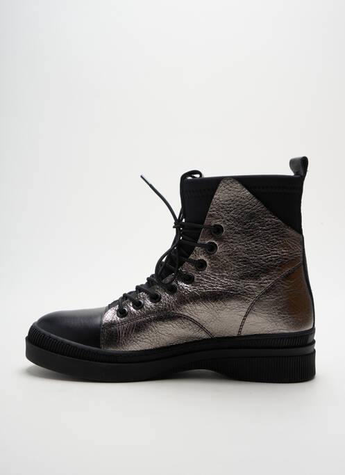 Bottines/Boots gris COCO ET ABRICOT pour femme