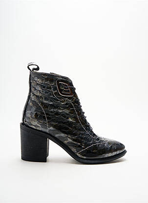 Bottines/boots bout rond talon de 4 à 6cm gris METAMORF'OSE femme