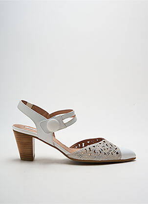 Sandales/Nu pieds blanc FUGITIVE BY FRANCESCO ROSSI pour femme
