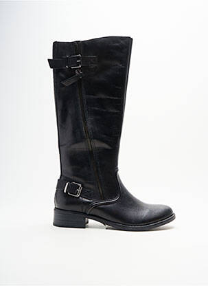 Bottes matière lisse talon de 4 à 6cm noir TAMARIS femme