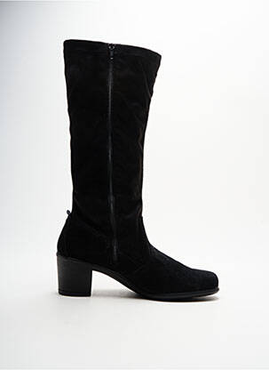 Bottes bout rond talon de 4 à 6cm noir ENVAL SOFT femme