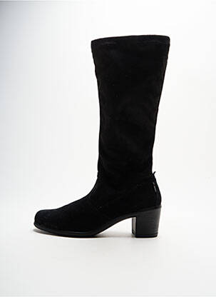 Bottes bout rond talon de 4 à 6cm noir ENVAL SOFT femme